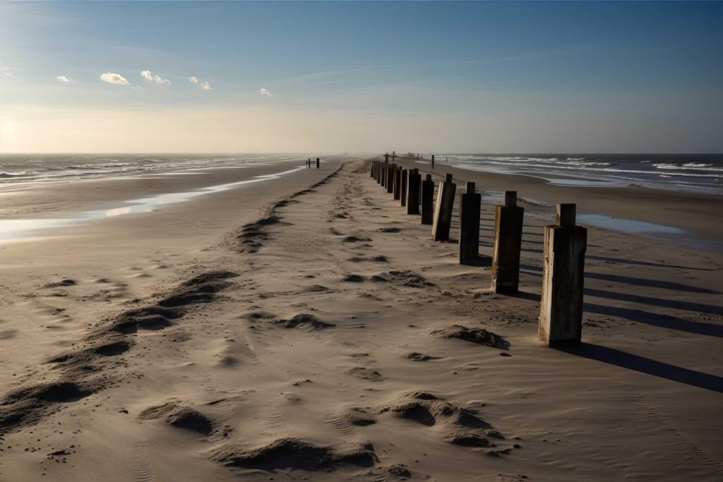 beach-with-fence-ocean-background